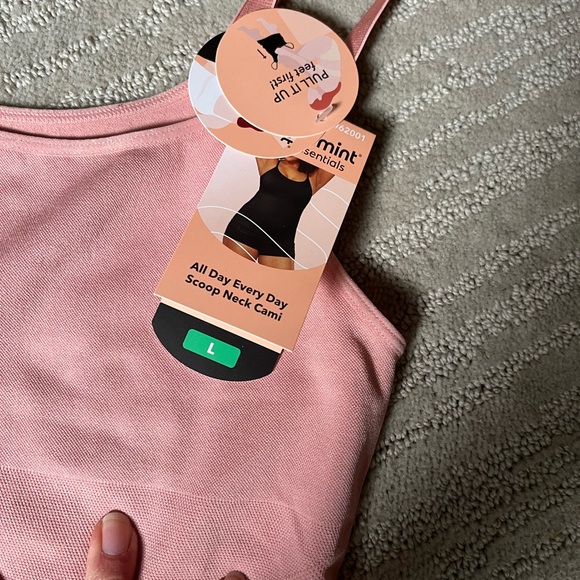 Shapermint Essentials Pink and Black Camisole Set - Picture 8 of 9